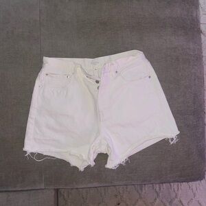 Z Supply White Jean Shorts